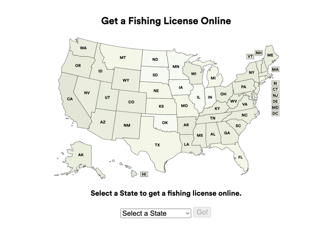 Fishing License Tool