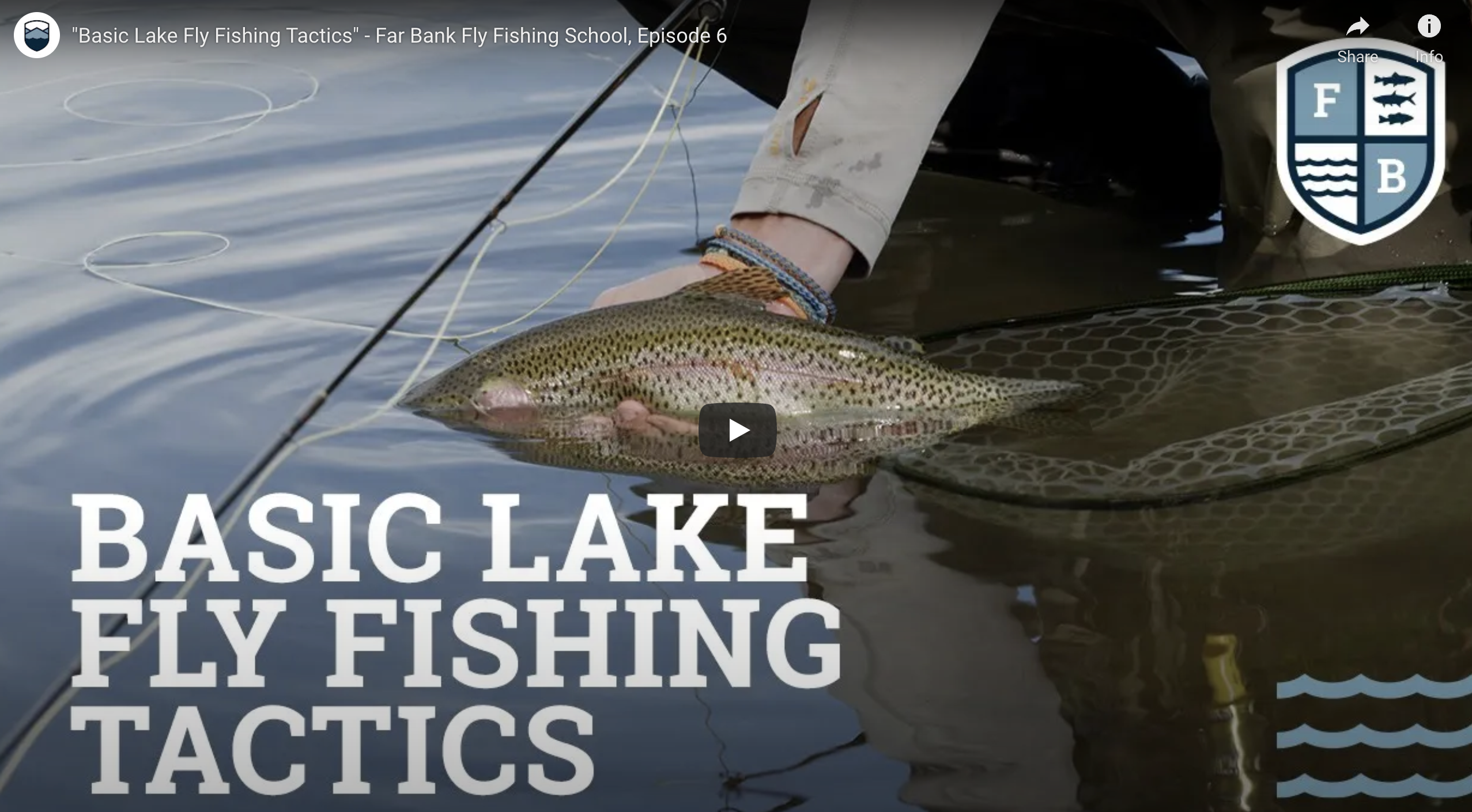 Far Bank Learning Center Video Lake Fly Fishing