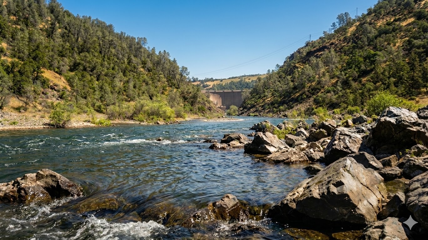 yuba below englebright dam